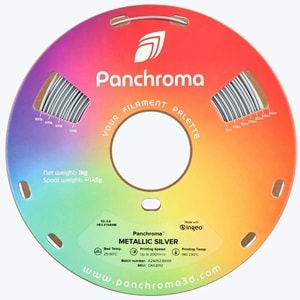 Panchroma PLA Filament Metalik Gümüş