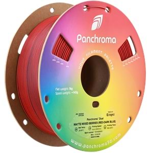 Panchroma PLA Dual Filament Mat Karışık Böğürtlen (Kırmızı - Lacivert)