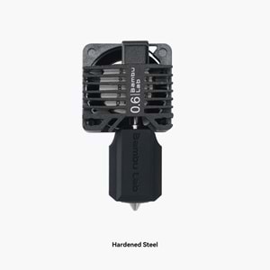 Bambu Lab P1 Serisi 0.6mm Sertleştirilmiş Çelik Nozzle Hotend Seti