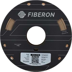 Fiberon ASA-CF08 Çöl Kumu Filament | UV Dayanımlı Karbon Fiber