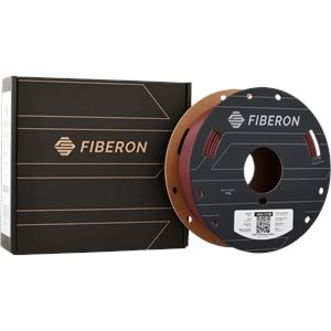 Fiberon ASA-CF08 Koyu Kırmızı Filament | UV Dayanımlı Karbon Fiber