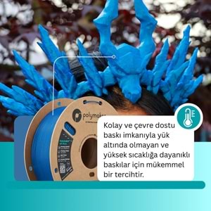 Polymaker HT-PLA Filament Mavi