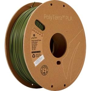 PolyTerra PLA Filament Askeri Koyu Yeşil - 1 kg 1.75mm