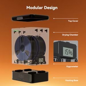 SUNLU FilaDryer SP2 | Filament Kurutucu ve Nem Giderici