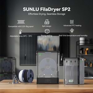 SUNLU FilaDryer SP2 | Filament Kurutucu ve Nem Giderici