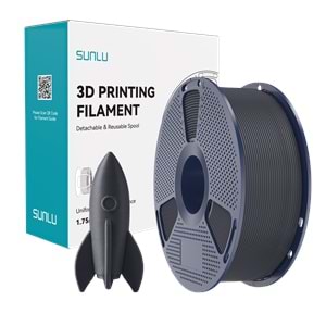 Sunlu Yüksek Hızlı PLA Filament Gri – 1kg 1.75mm