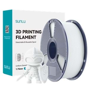 Sunlu PLA Filament Kemik Beyazı