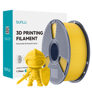 Sunlu PLA+ 2.0 Filament Canlı Sarı - 1kg 1.75mm