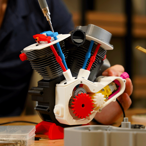 Engine Model Components Kit-005 | Mekanik Motor Model Parça Seti | Eğitim ve Hobi İçin