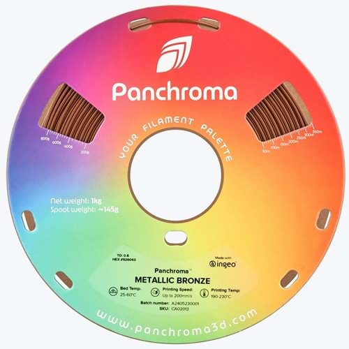 Panchroma PLA Filament Metalik Bronz