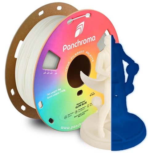 Panchroma PLA Glow Filament Mavi