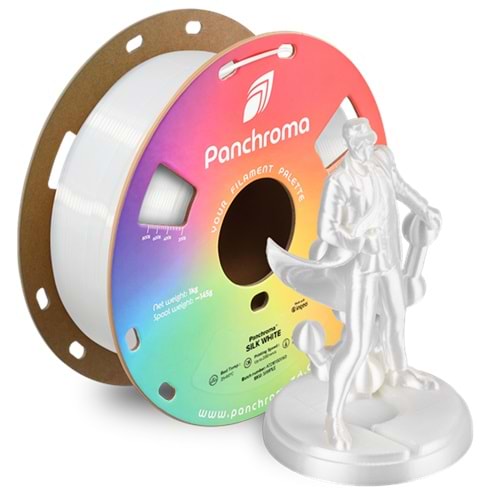Panchroma Silk PLA Filament Beyaz