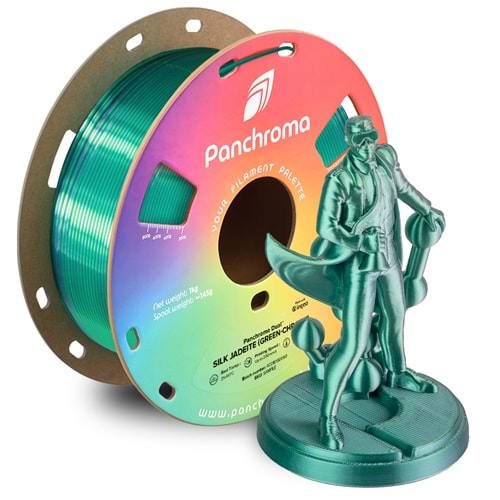 Panchroma Dual Silk Jadeite PLA | Yeşil - Krom