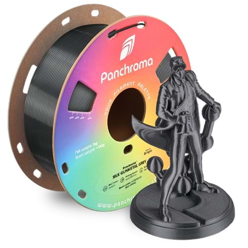 Panchroma Silk PLA Filament Silah Metal Gri