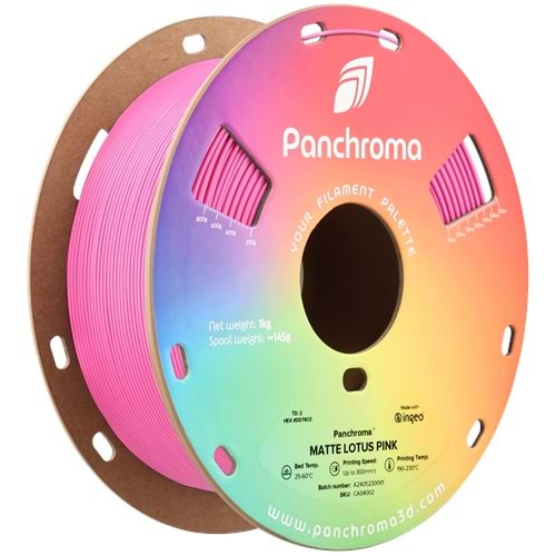 Panchroma PLA Filament Mat Nilüfer Pembe