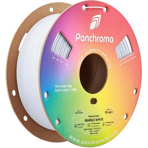 Panchroma PLA Marble Filament Beyaz
