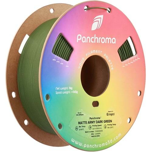 Panchroma PLA Filament Mat Askeri Koyu Yeşil