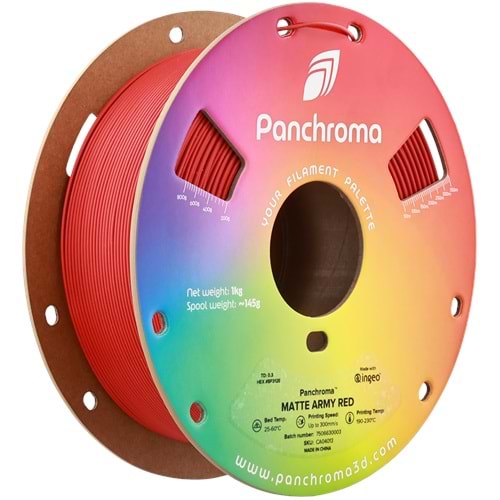 Panchroma PLA Filament Mat Askeri Kırmızı