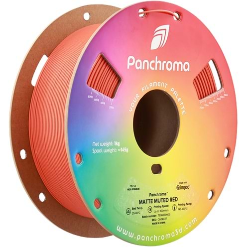 Panchroma PLA Filament Mat Yumuşak Kırmızı