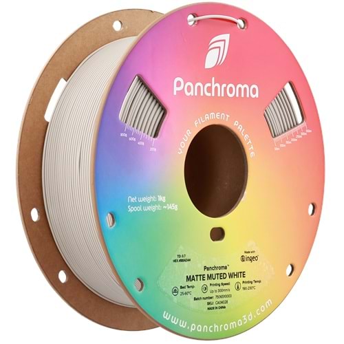 Panchroma PLA Filament Mat Yumuşak Beyaz