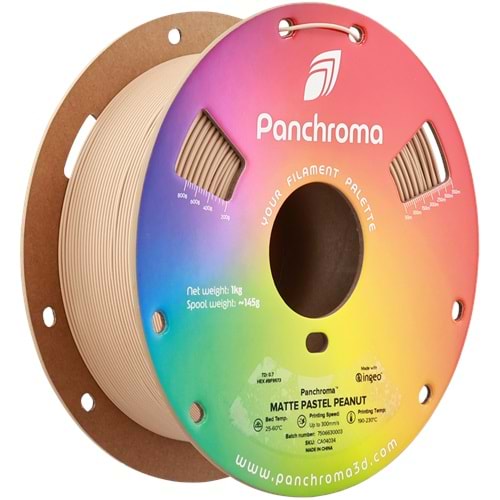 Panchroma PLA Filament Mat Pastel Yer Fıstığı