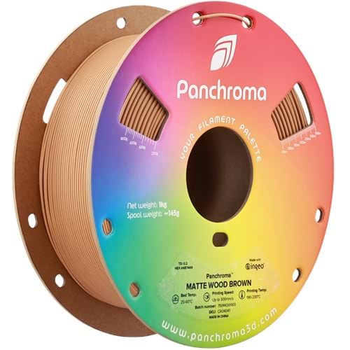 Panchroma PLA Filament Mat Ahşap Kahverengi