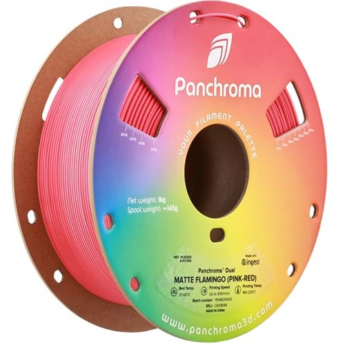 Panchroma PLA Dual Filament Mat Flamingo (Pembe-Kırmızı)