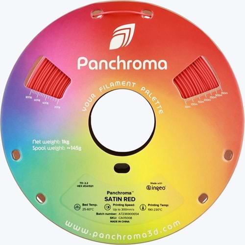 Panchroma PLA Filament Saten Kırmızı