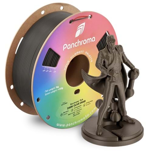 Panchroma PLA Filament Koyu Zeytin Yeşil