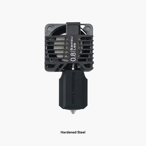 Bambu Lab P1 Serisi 0.8mm Sertleştirilmiş Çelik Nozzle Hotend Seti