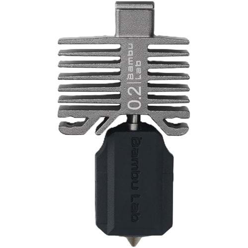 Bambu Lab 0.2mm Hotend Paslanmaz Nozzle Seti (X1 ve P1 Serisi)
