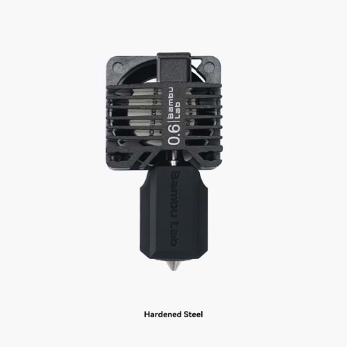 Bambu Lab X1 Serisi 0.6mm Hotend Sertleştirilmiş Çelik Nozzle Seti
