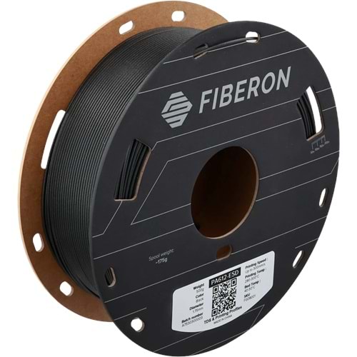Fiberon PA612-ESD Siyah Filament