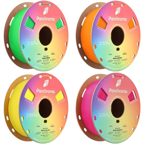 Panchroma PLA Neon Filament 4'lü Paket