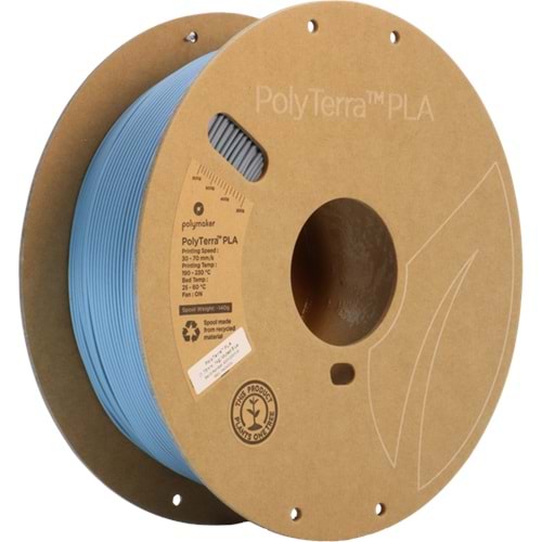 PolyTerra PLA Filament Yumuşak Mavi - 1 kg 1.75mm