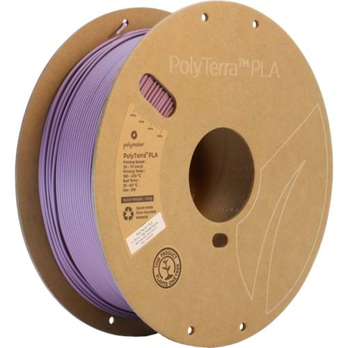 PolyTerra PLA Filament Yumuşak Mor - 1 kg 1.75mm