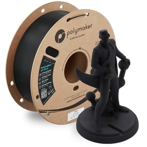 Polymaker HT-PLA Filament Siyah