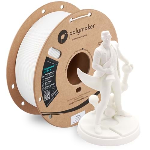 Polymaker HT-PLA Filament Beyaz