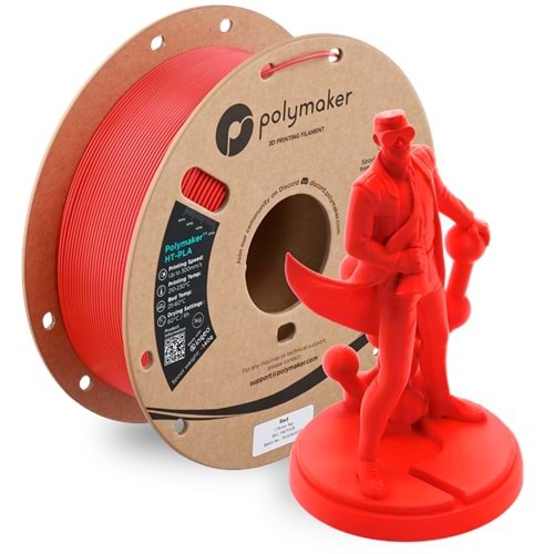 Polymaker HT-PLA Filament Kırmızı