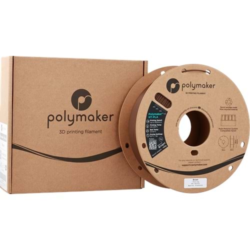 Polymaker HT-PLA Filament Kahverengi