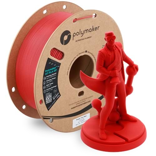 Polymaker HT-PLA-GF Filament Endüstriyel Kırmızı