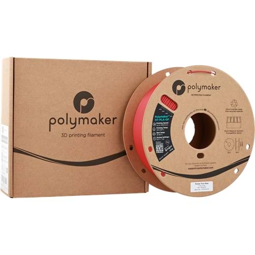 Polymaker HT-PLA-GF Filament Endüstriyel Kırmızı