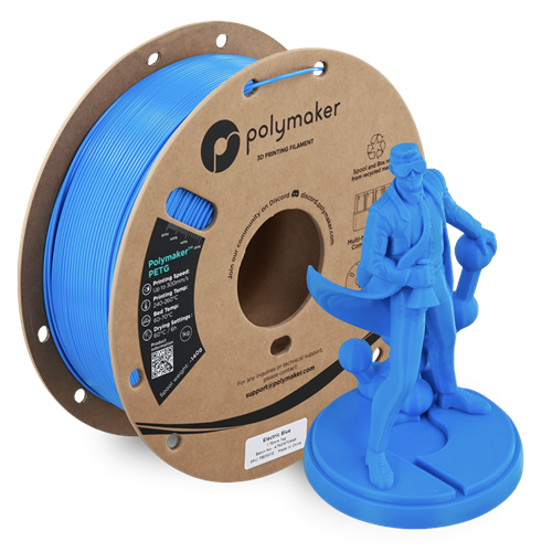 Polymaker PETG Filament Elektrik Mavisi