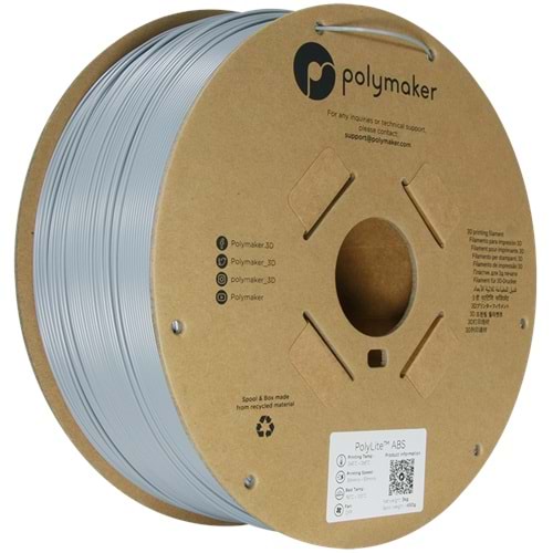 PolyLite ABS Filament Gri 3 KG