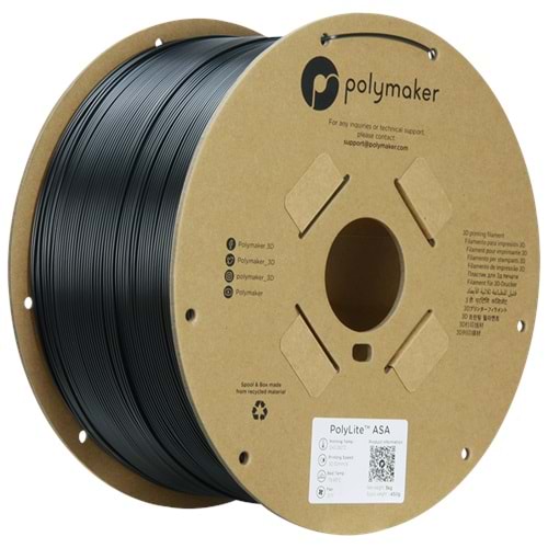 PolyLite ASA Filament Siyah 3 KG
