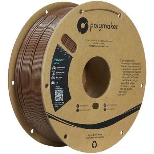 PolyLite ASA Filament Askeri Kahverengi