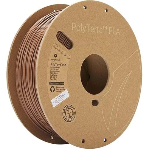 PolyTerra PLA Filament Toprak Kahverengi - 1 kg 1.75mm