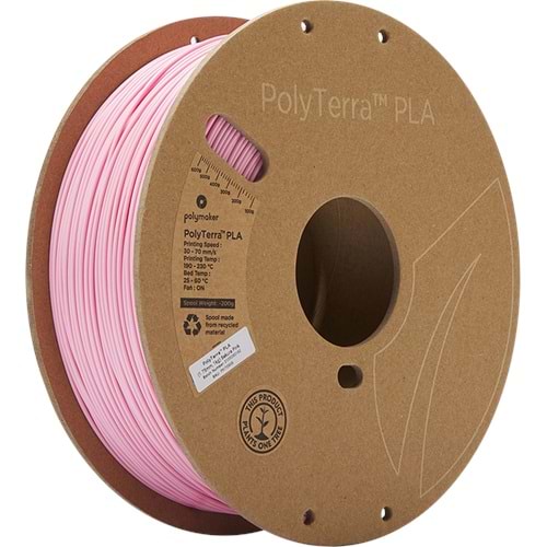 PolyTerra PLA Filament Sakura Pembe - 1 kg 1.75mm