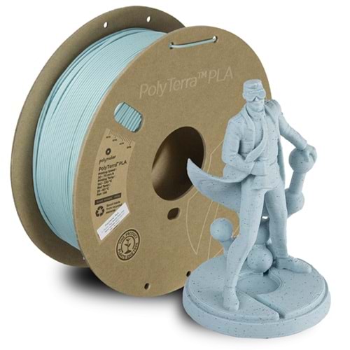 PolyTerra PLA Marble Filament Arduvaz Gri – 1 kg 1.75mm
