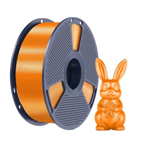 Sunlu Silk PLA+ Filament Turuncu - 1kg 1.75mm
